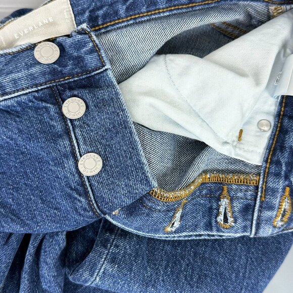 Everlane 90s Cheeky Jeans Medium Dark Wash - Picture 7 of 11